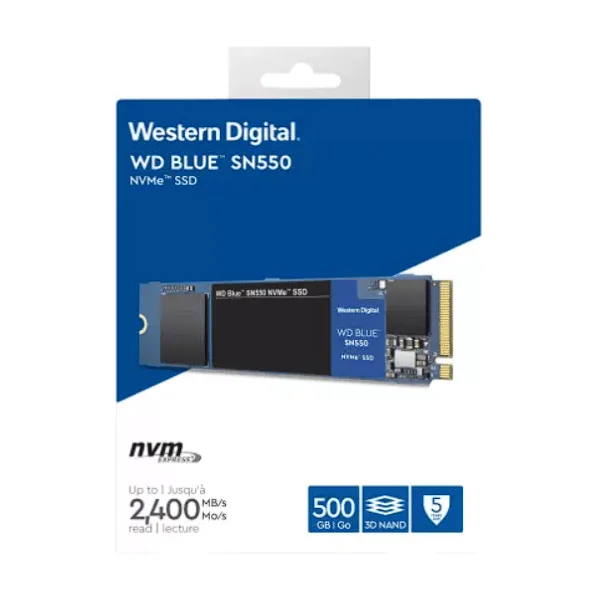 WD SN550 500gb NVMe Internal SSD (2)