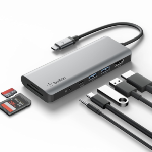 Belkin USB-C 7-in-1 Multiport Hub 4K HDMI 100W PD