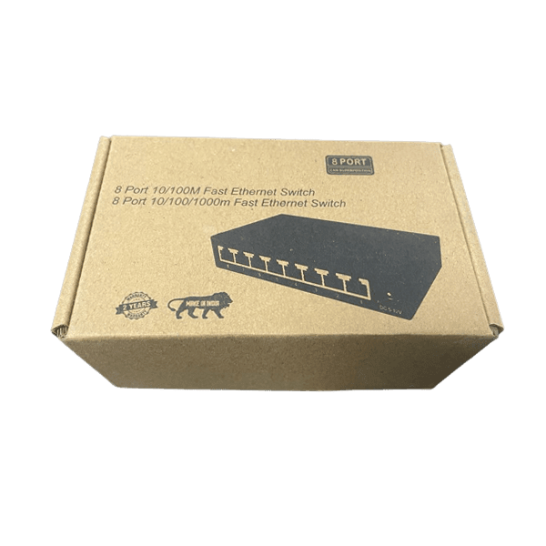 8 Port 10/100Mbps Fast Ethernet Switch (WG-FSN-8001) - ₹749.00