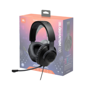 JBL Quantum 100 Wired Gaming Headphones with Mic 40mm Drivers