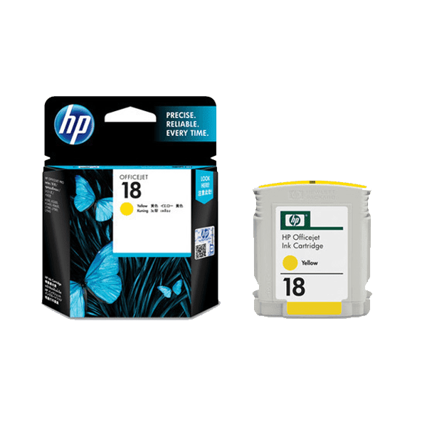 Hp 18 Ink Yellow