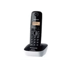 Panasonic KX-TG3411SXW Cordless Landline Phone (White, Black)