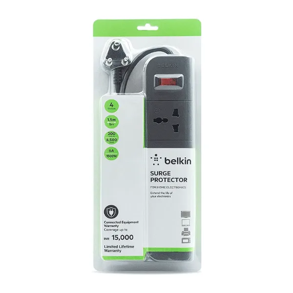 Belkin 4 Socket Surge Protector - Image 2