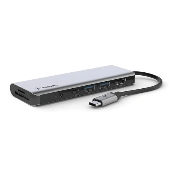 Belkin USB C Hub 7-in-1 MultiPort Adapter Dock