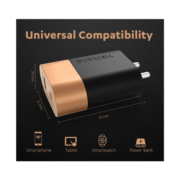 DURACELL 36 Watts Fast Wall Charger Adapter - Image 4