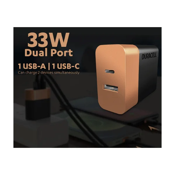 Duracell 33 Watts Fast Wall Charger Adapter - Image 3