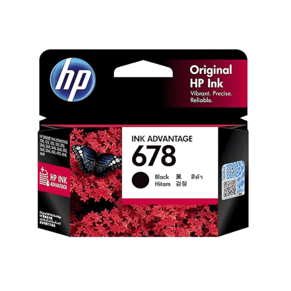 Hp 678 Black Ink Advantage Cartridge (Cz107Aa) HP 678 Black Ink Advantage Cartridge (CZ107AA)