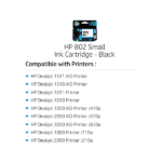 HP 802 Small Ink Cartrige