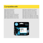 HP 805 Tri-Color Original Ink Cartridge