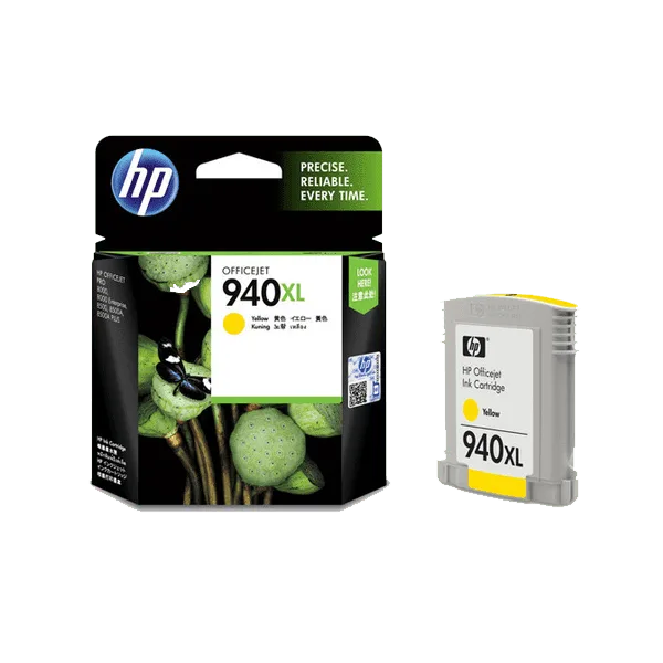 HP 940XL Yellow Officejet Ink Cartridge (C4909AA)