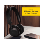 Jabra Elite 45h, On Ear Wireless Headphones with Mic