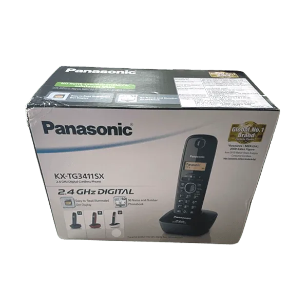 Panasonic KX-TG3411SX Cordless Landline Phone - Image 2