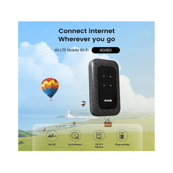 Tenda 4G180 3G/4G Mobile Hotspot 4G LTE 150Mbps MiFi Device - Image 3