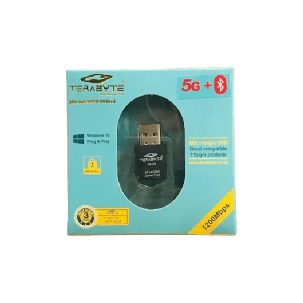 Terabyte 1200mbps wifi dongle 5G + bluetooth