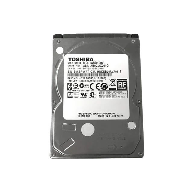Toshiba 1tb Sata Laptop Hard Drive