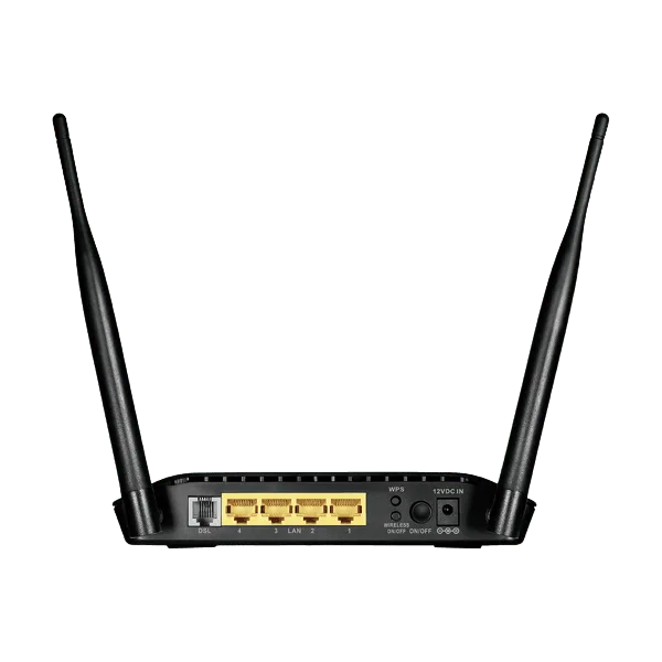 D-Link DSL-2730U Wireless-N 150 ADSL2+ 4-Port Router - Image 2