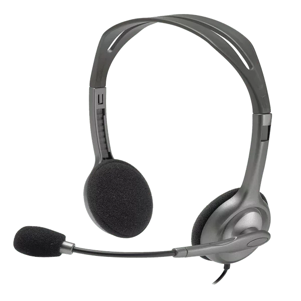 Logitech H110 Wired Headset with noise-cancelling