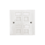 D-Link Quad Face Plate RJ45 Wall Face Plate