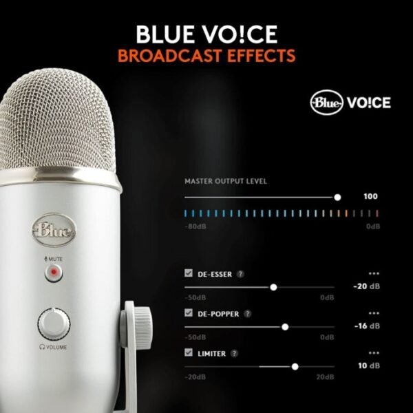 Blue Yeti Microphone For Recording Gaming Podcasting 1