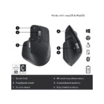 Logitech MX Master 3S for Mac - Wireless Bluetooth Mouse