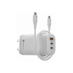 Portronics 65W 3 Port Charging Adaptor