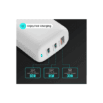 Portronics 65W 3 Port Charging Adaptor