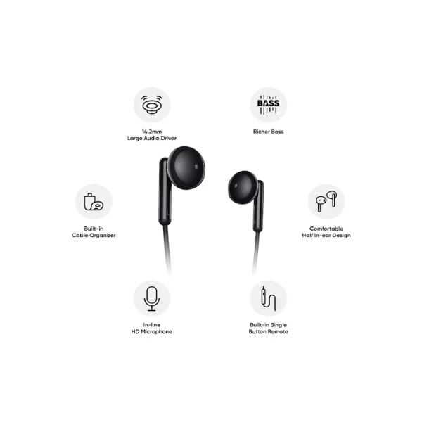 realme Buds Classic Wired Earphones