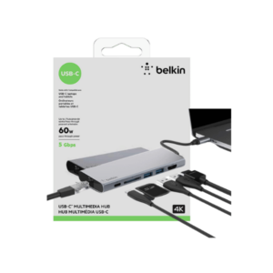 Belkin USB C 6 in 1 Hub Adapter  (1)