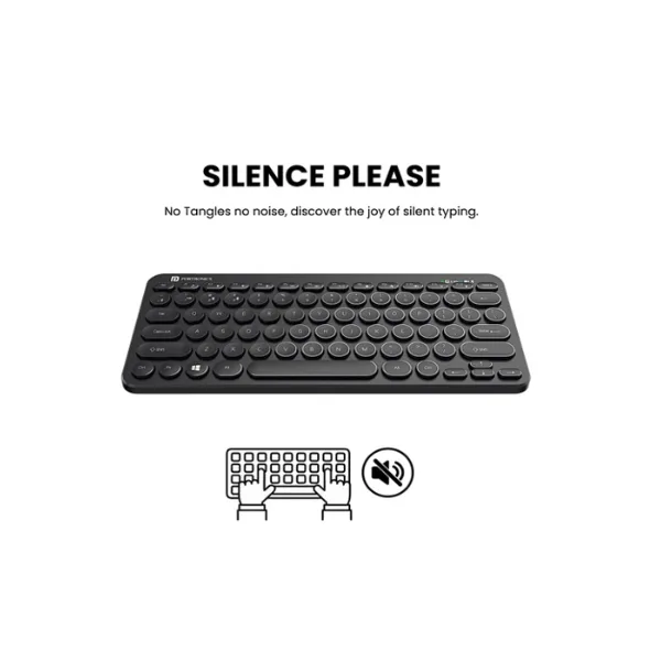 Portronics Bubble Multimedia Wireless Keyboard