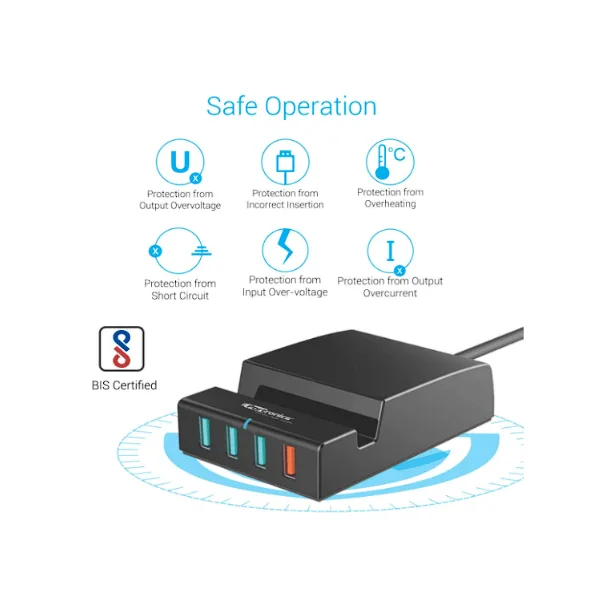 Portronics Q-Charger Portable Universal Charging Hub