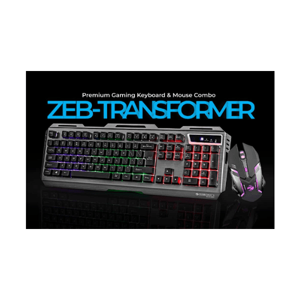 Zebronics Transformer Gaming Keyboard And Mouse Combo