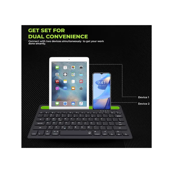 i Gear Dual connect Dual Channel Bluetooth Keyboard for Mac