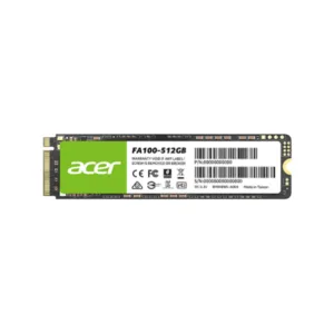 Acer FA100 512GB PCIe Gen3 x4 NVMe 3D NAND SSD M.2 Internal SSD