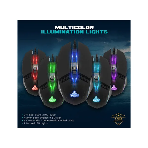 Ant Esports KM500W Gaming Backlit Keyboard and Mouse Combo