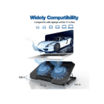 Zinq Technologies Zinq Cool Slate Dual Fan Cooling Pad for NotebookLaptop