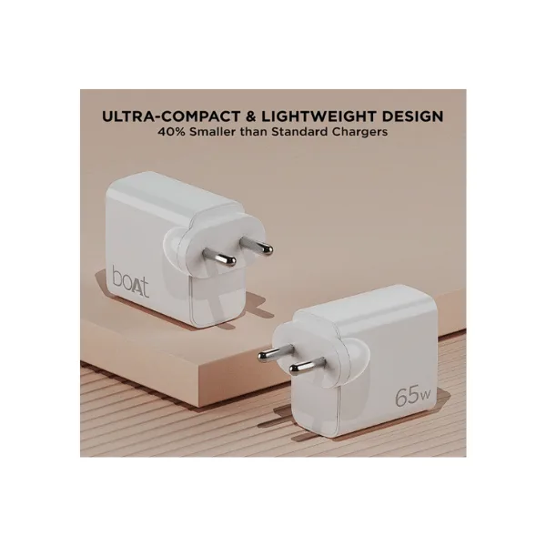 boAt 65 W Dual Port Gan All in 1 Charger 