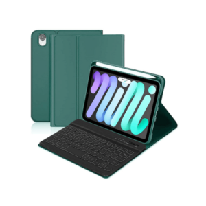 LIRAMARK Keyboard Series with Pencil Holder & Keyboard Back Cover Case Compatible with iPad Mini 6