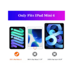 LIRAMARK Keyboard Series with Pencil Holder & Keyboard Back Cover Case Compatible with iPad Mini 6 (4)