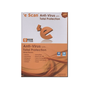 eScan Antivirus with Total Protection 1pc 1year
