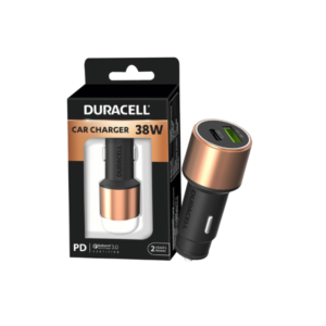 Duracell 38W Fast Car Charger Adapter