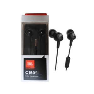 JBL C150SI by Harman in-Ear Headphones with Mic (Black)