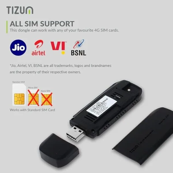 Tizum 4G Fast LTE Wireless USB Dongle Stick - Image 4