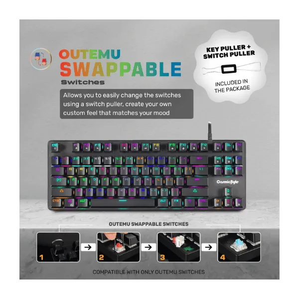 Cosmic Byte CB-GK-16 Firefly RGB TKL Mechanical Keyboard (5)