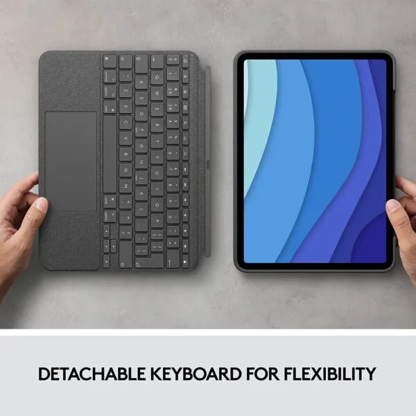 Logitech Combo Touch iPad Pro 11-inch Keyboard Case - Image 5