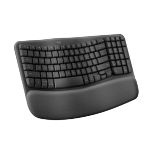 Logitech Wave Keys Wireless Ergonomic Keyboard with Cushioned Palm Rest (4)