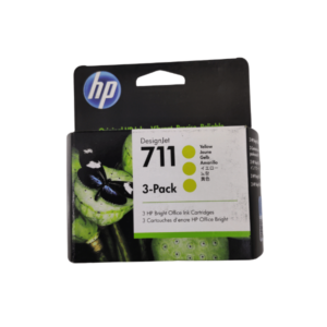 HP DesignJet 711 Yellow Ink Cartridge 3-Pack (CZ136A) (1)