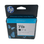 HP DesignJet 711B Black Ink Cartridge, 80ml (3WX01A) (2)