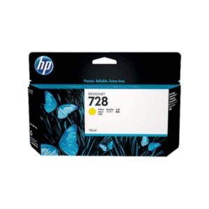 HP DesignJet 728 728B Yellow Ink Cartridge 130ml (F9J65A) (4)