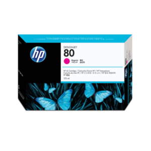 HP DesignJet 80 C4874A Ink Cartridge, Magenta 175-ml