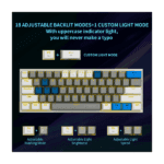 HUO JI Mechanical Keyboard 61 Keys (5)